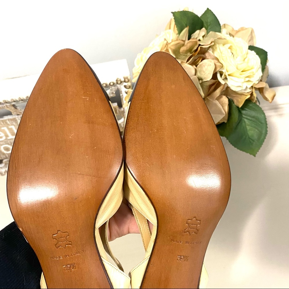 Cap-toe Genuine Leather Lady Continental Heels - Picture 11 of 12